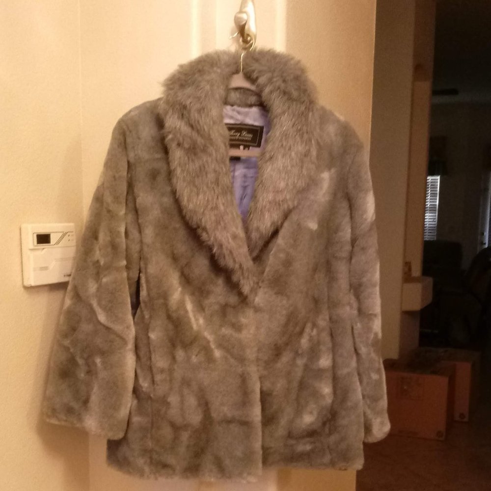 Terry Lewis Faux Fur Short Coat